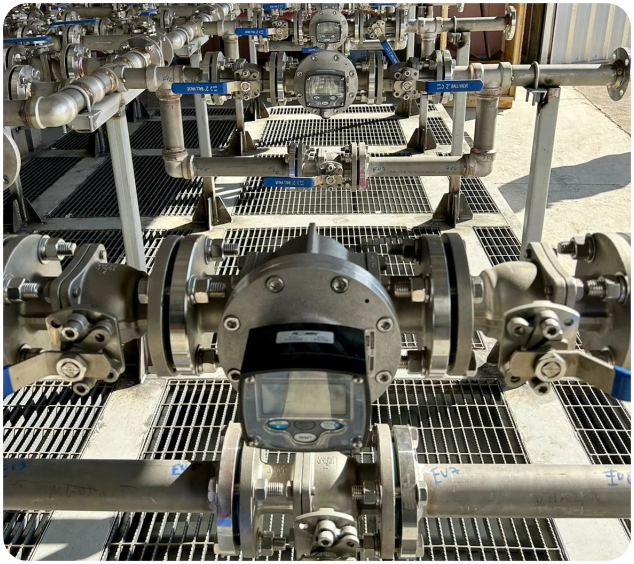 Instalasi flowmeter 1